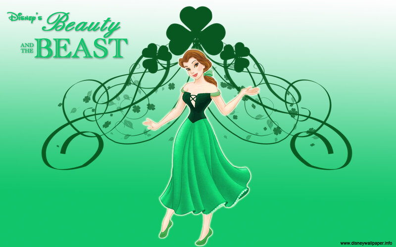 Belle in Green Dress