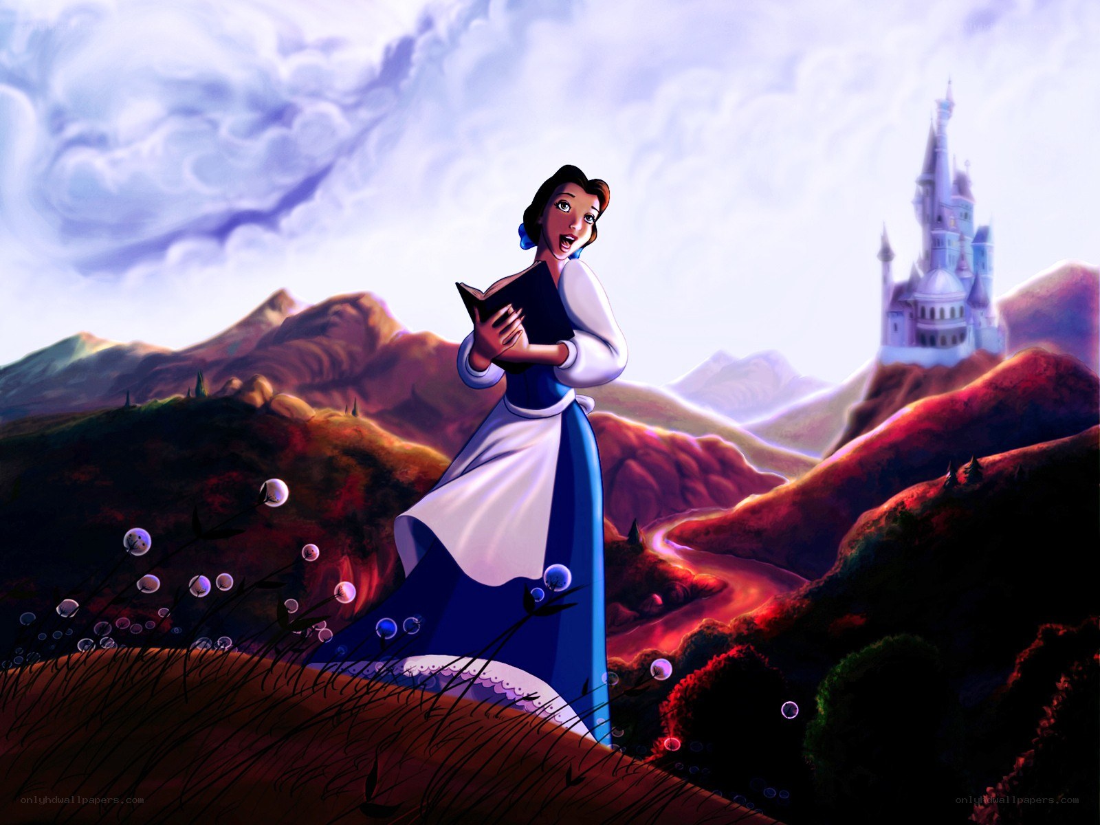 Belle singing in the hills