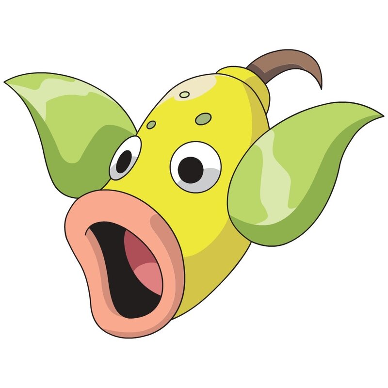 Bellsprout with open mouth