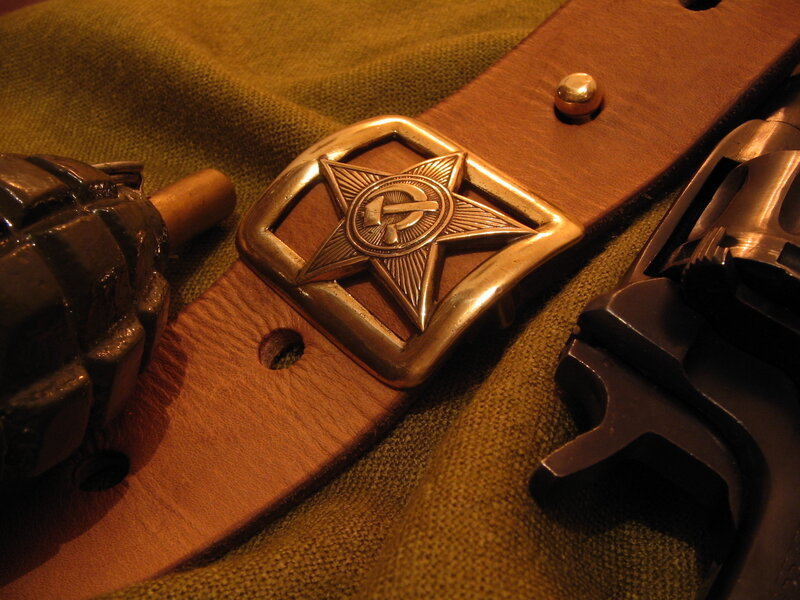 Belt Buckle with Grenade