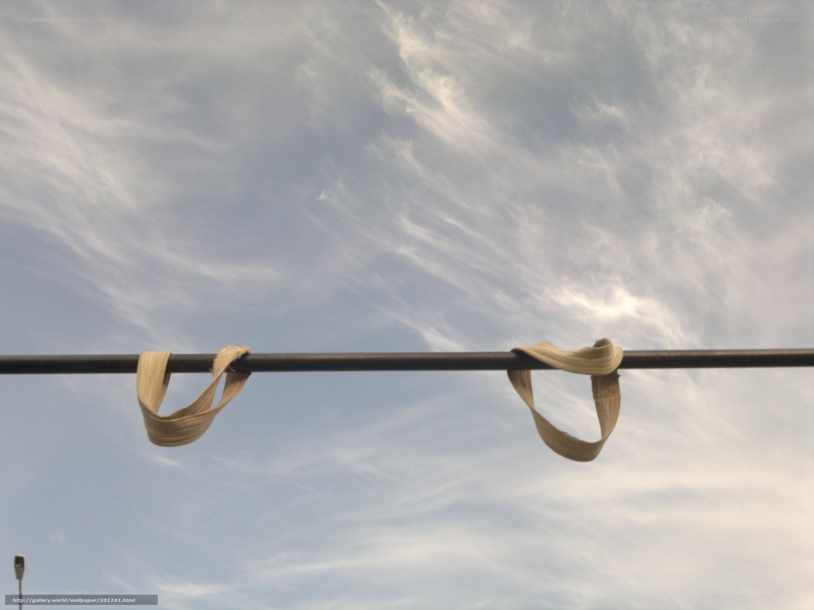 Belt loops on a pole