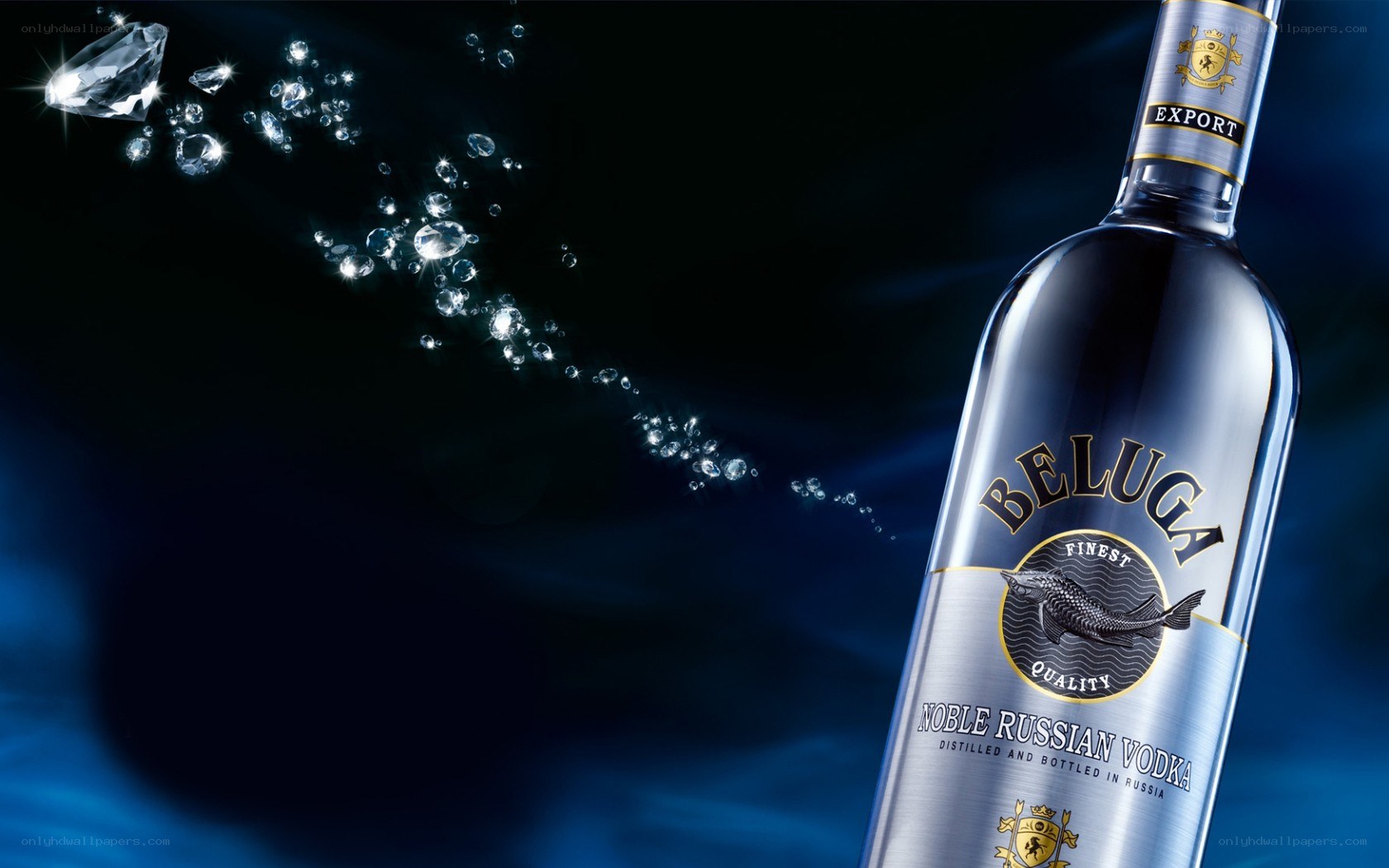 Beluga Vodka Bottle
