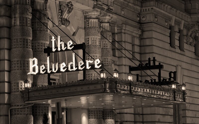 Belvedere Theater Sign