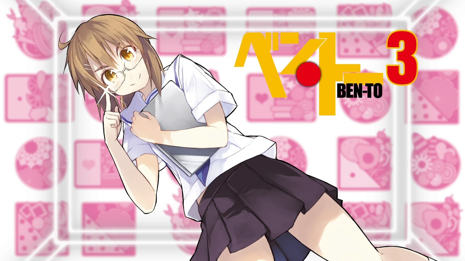 Ben-To anime character illustration