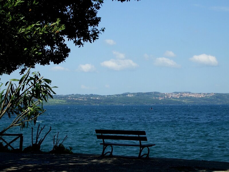 Bench by the lake