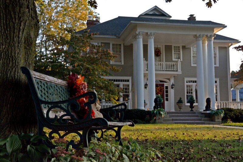 Bench in Front of House