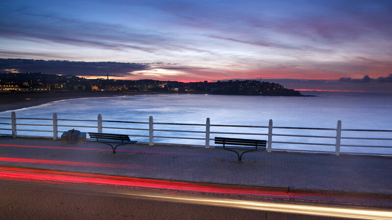 Benches at Seaside Promenade