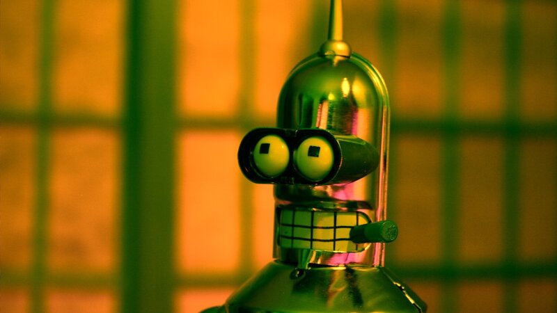 Bender robot close-up