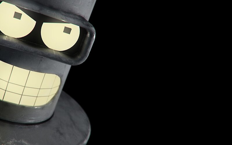 Bender Robot Face