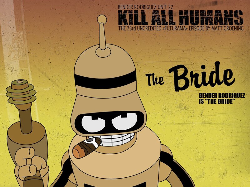 Bender Robot Holding Cigar