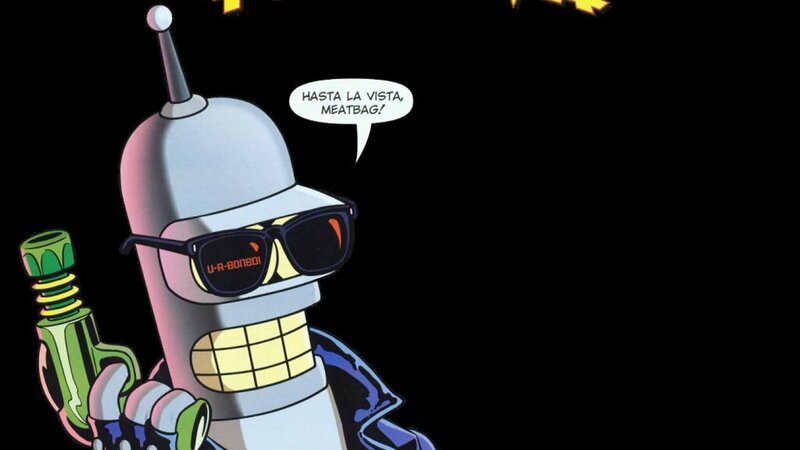 Bender saying goodbye