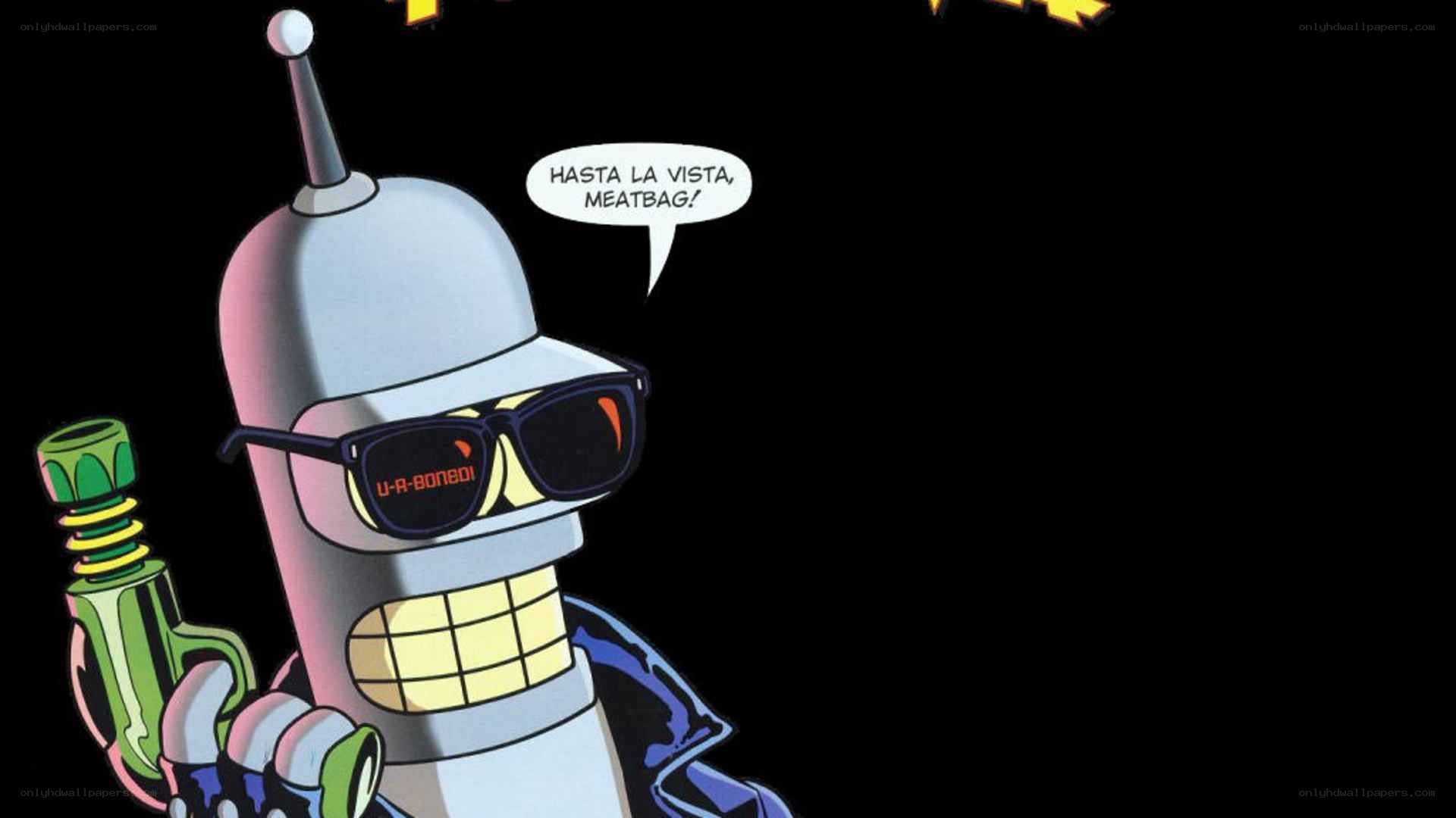 Bender saying goodbye
