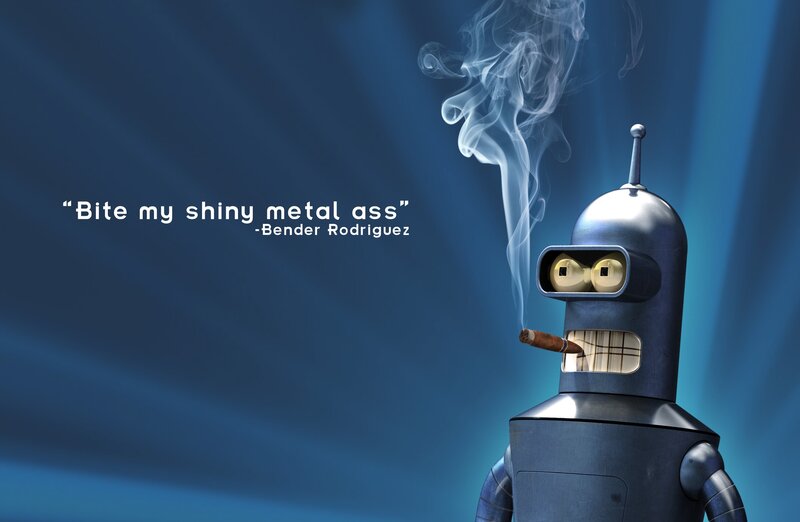 Bender with a cigar