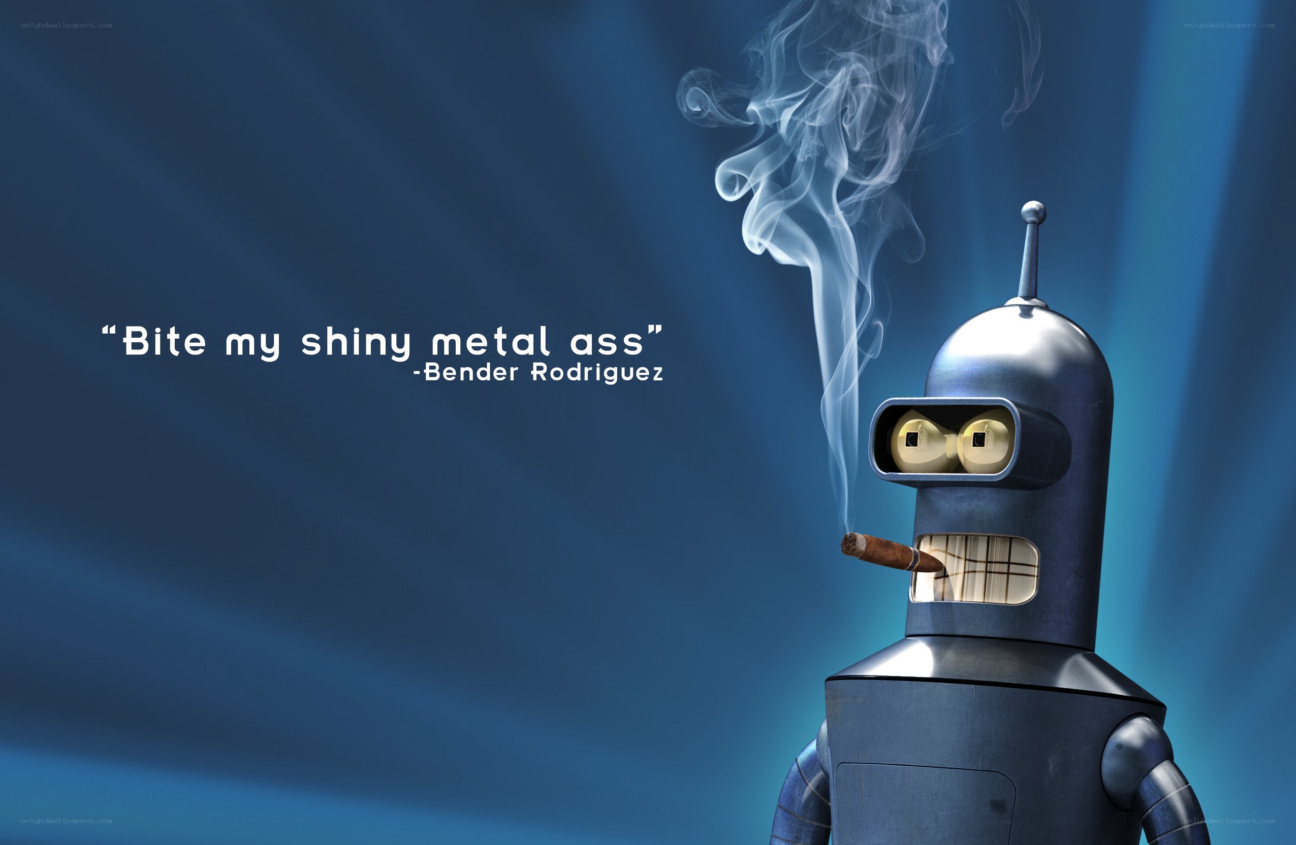 Bender with a cigar