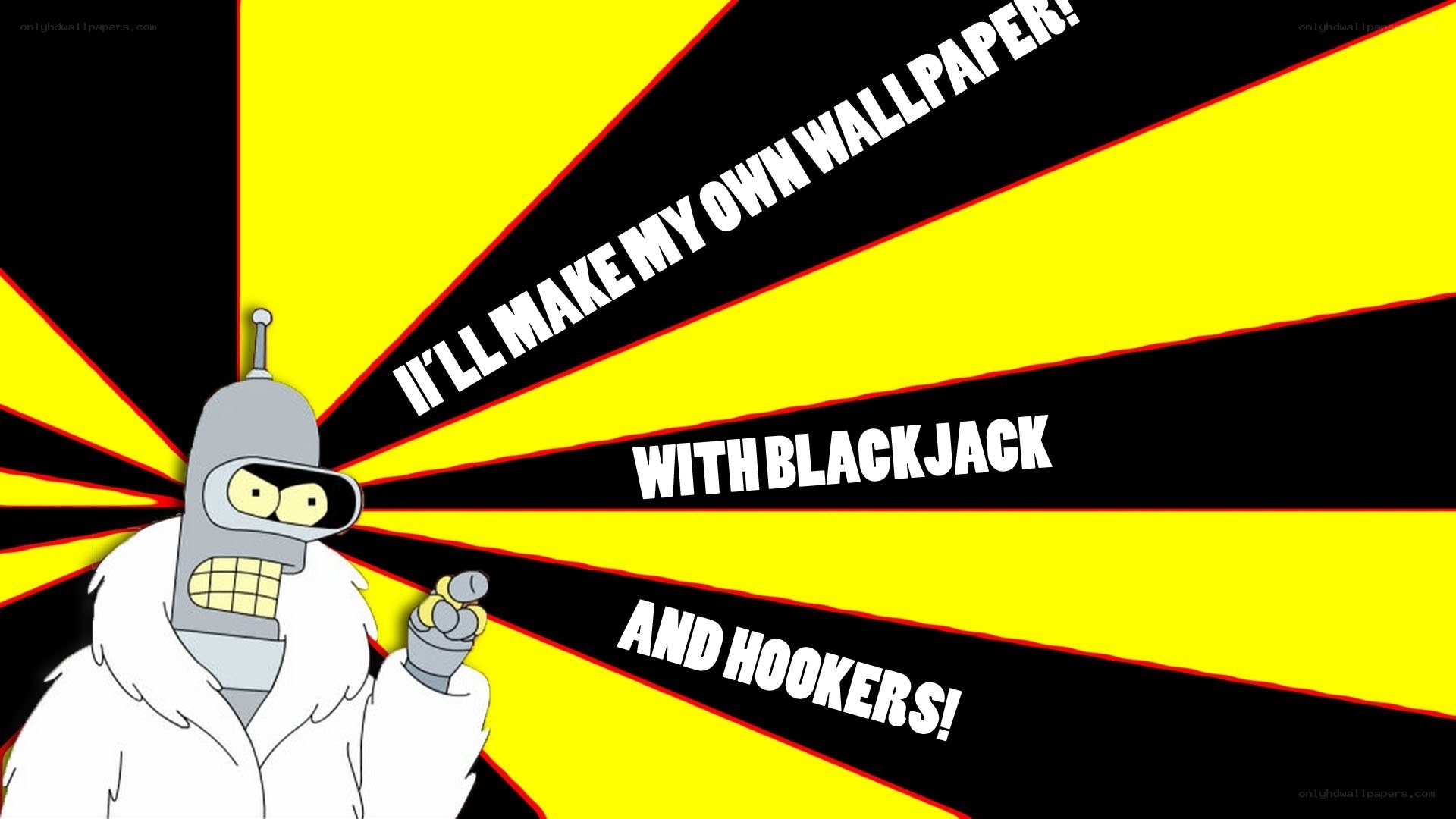 Bender with text