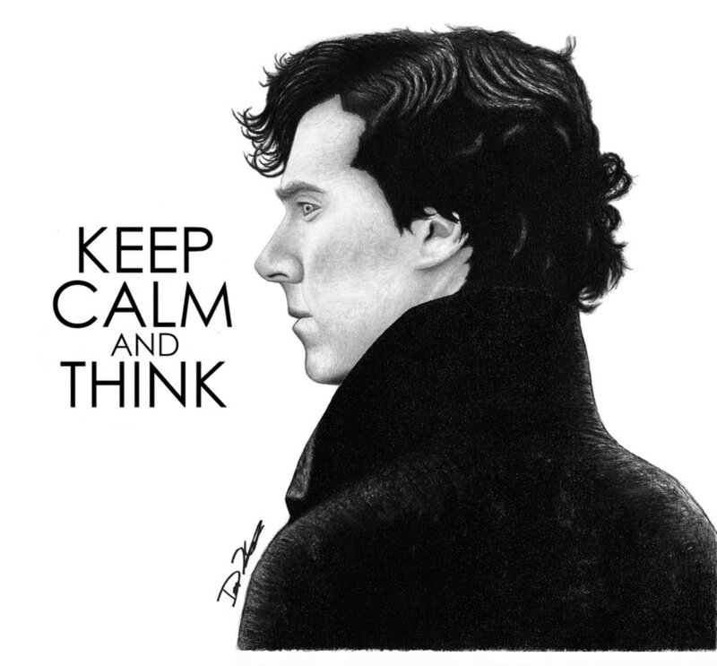 Benedict Cumberbatch as Sherlock — Black