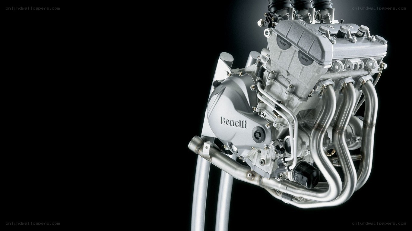Benelli engine close-up