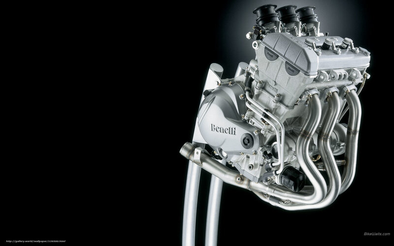 Benelli engine close-up