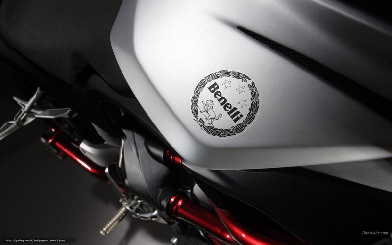 Benelli Motorcycle Fuel Tank — Silver