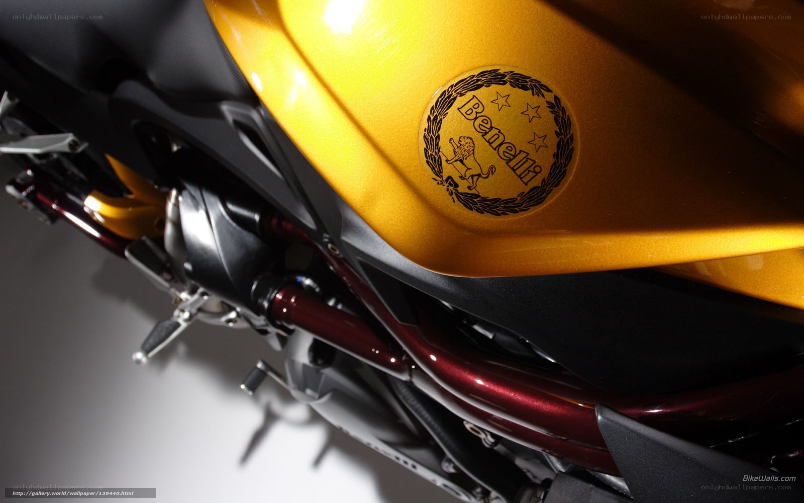 Benelli motorcycle fuel tank