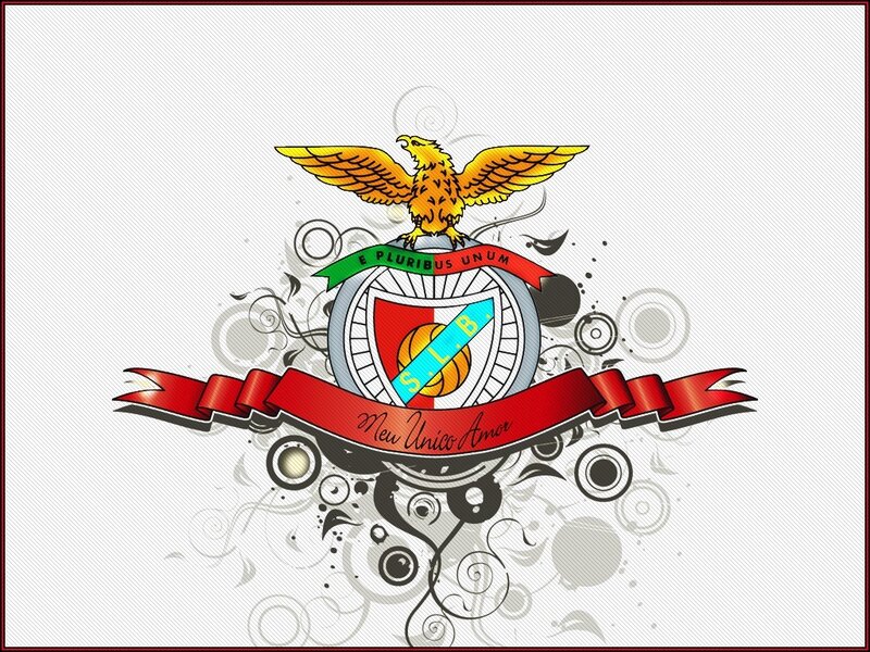 Benfica crest with eagle and ribbon