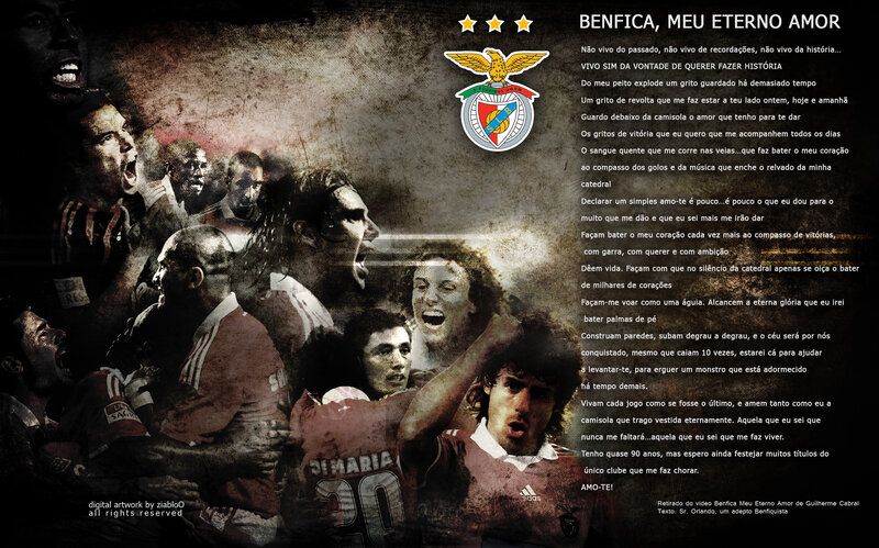 Benfica fan art collage