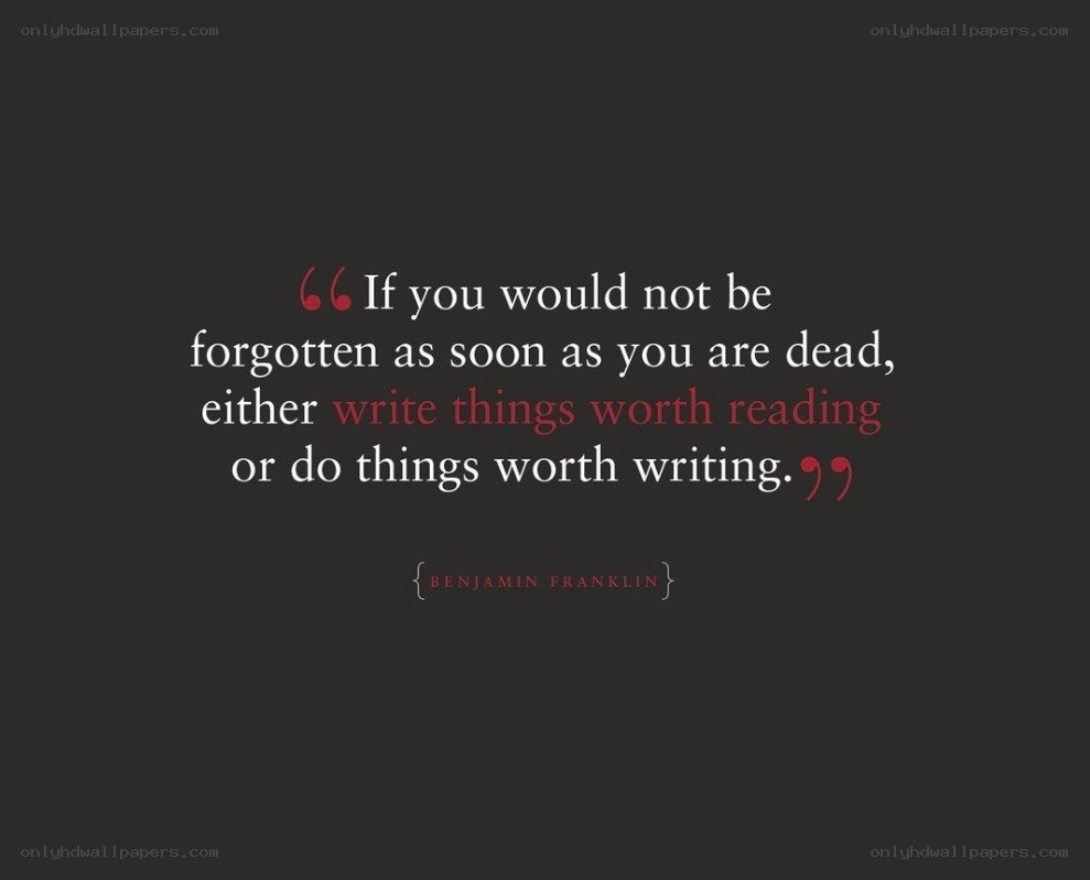 Benjamin Franklin quote