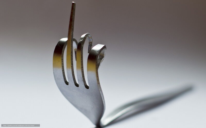 Bent Metal Fork