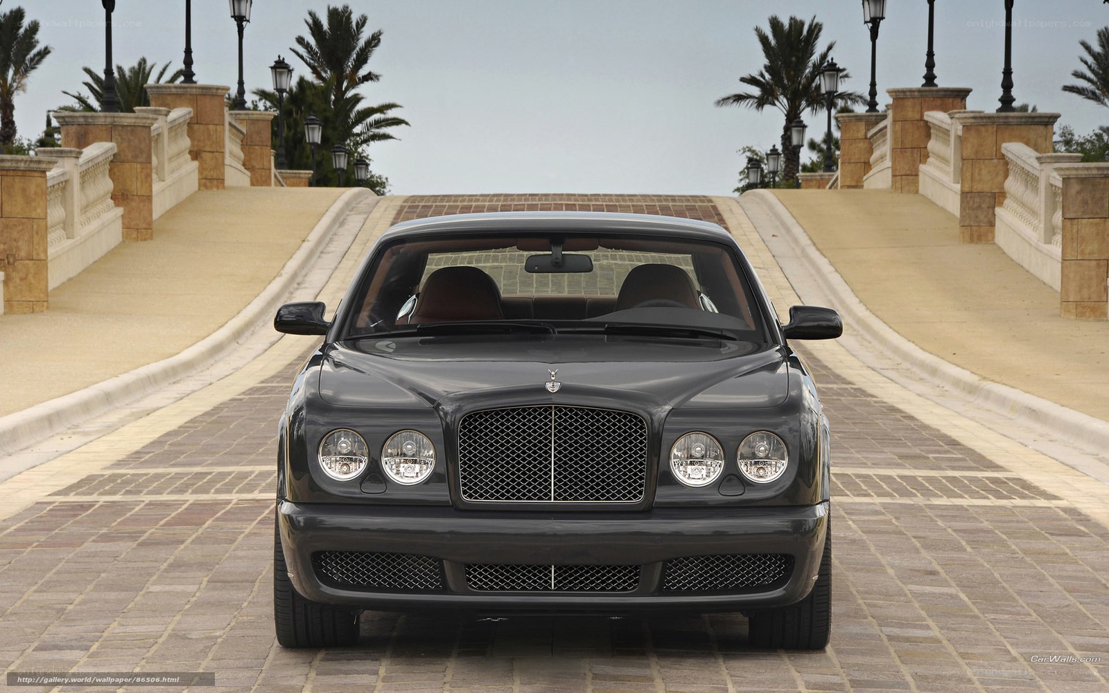 Bentley Arnage on a bridge