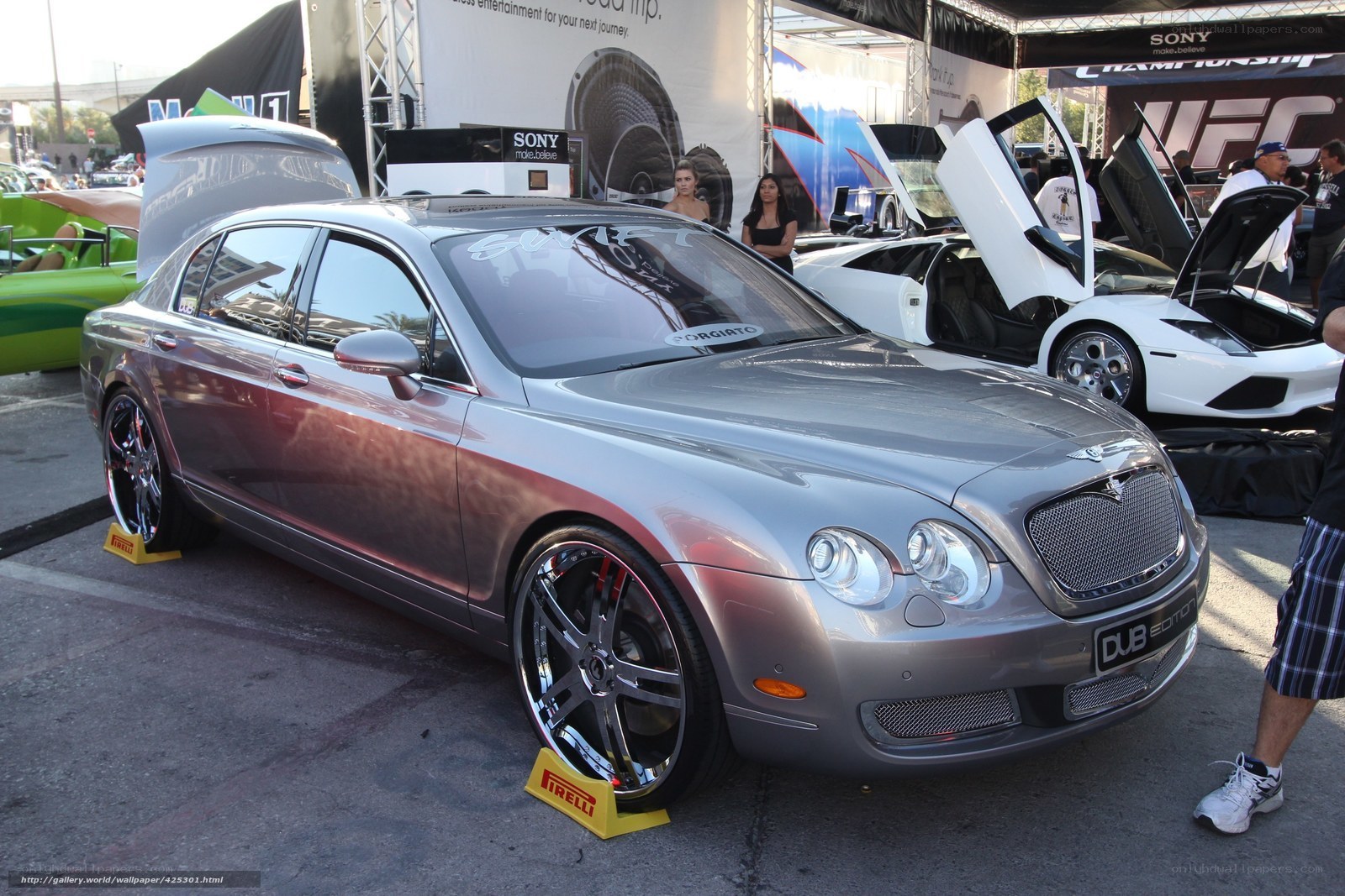 Bentley at car show