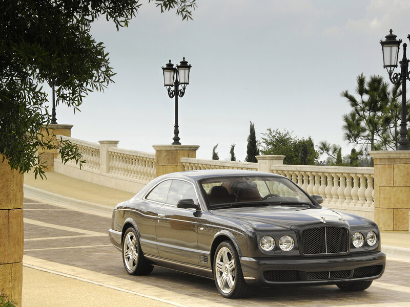 Bentley Azure on a scenic road