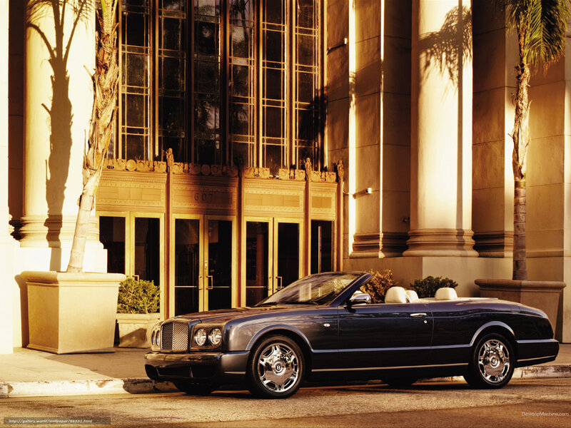 Bentley Azure parked outside a building