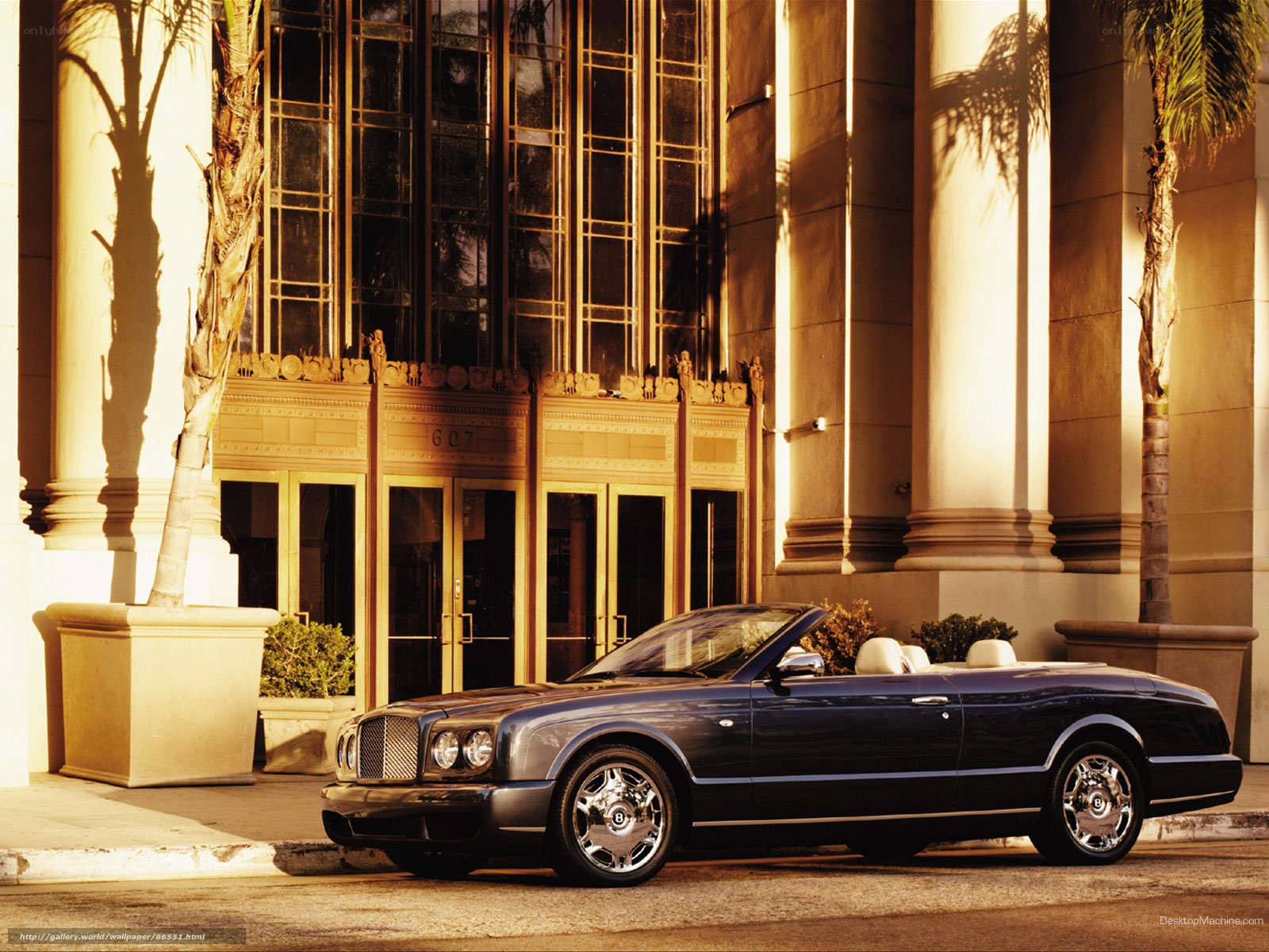 Bentley Azure parked outside a building