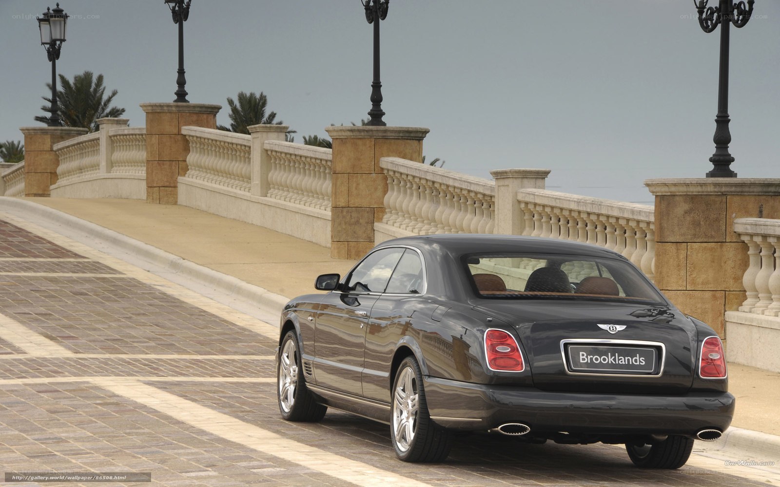 Bentley Brooklands on a coastal road