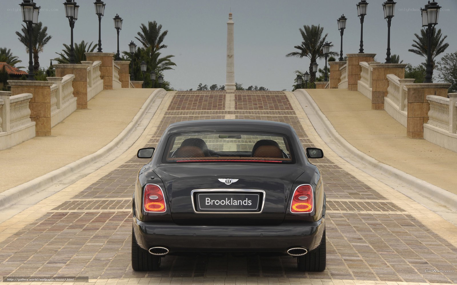 Bentley Brooklands on a grand bridge
