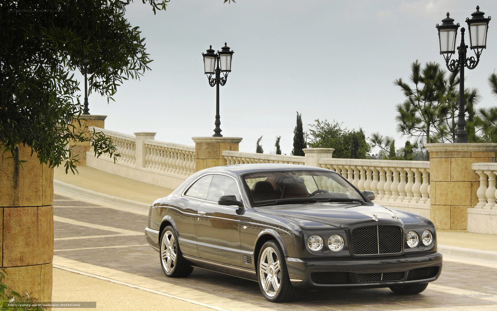 Bentley Brooklands on a scenic road