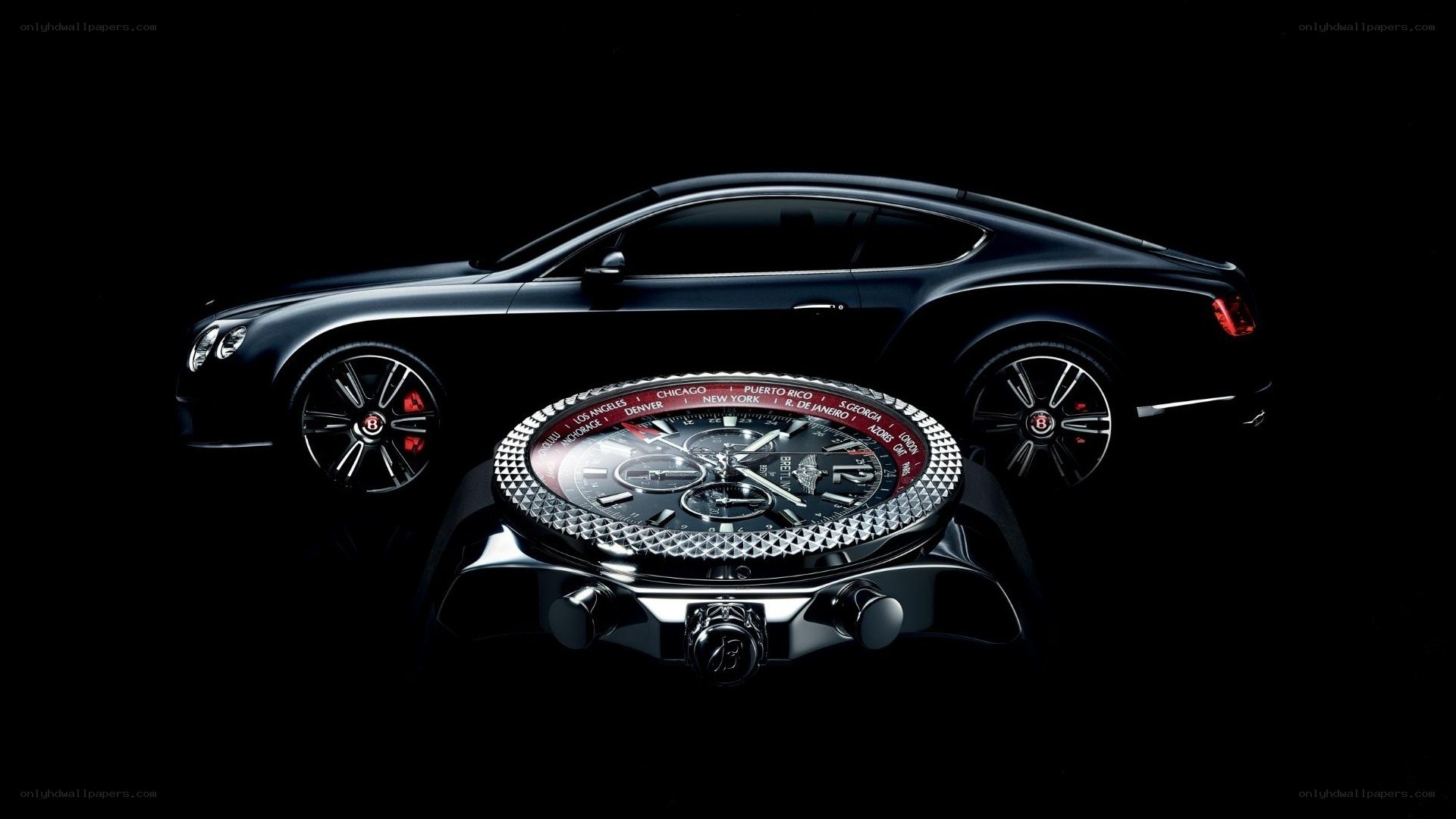 Bentley car and watch