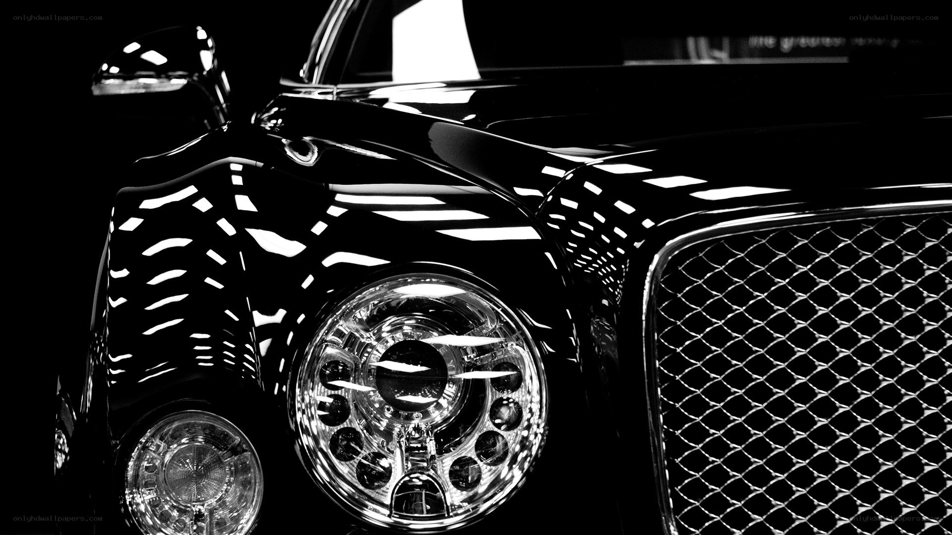 Bentley car front detail