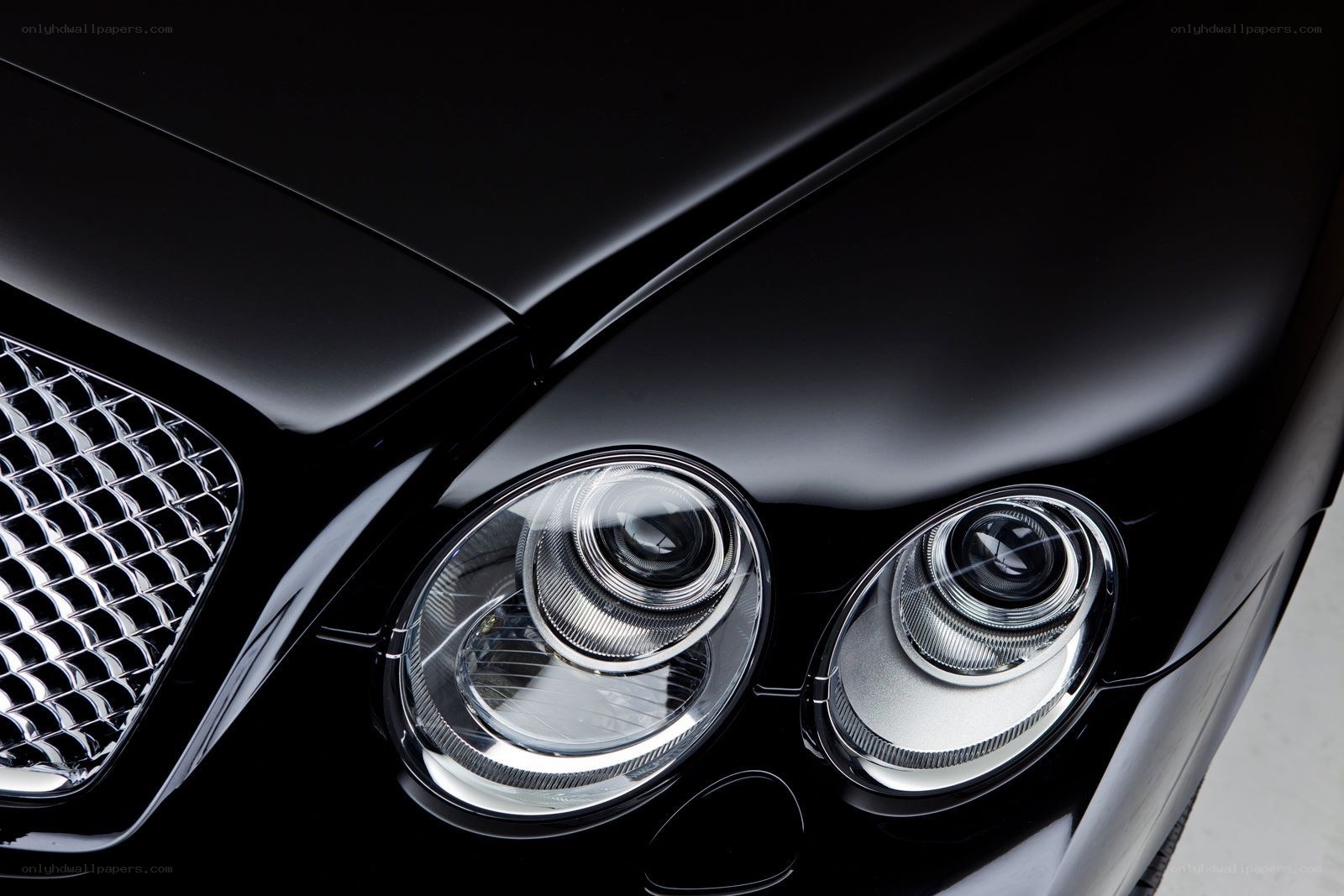 Bentley car headlight detail