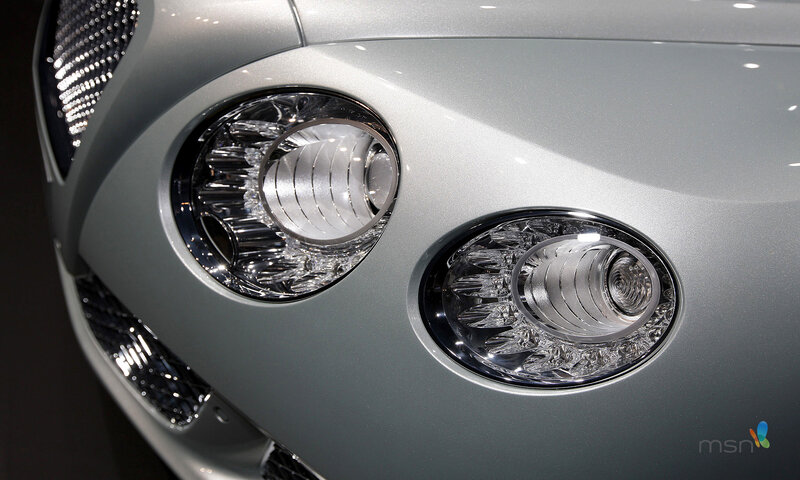 Bentley Car Headlights — Silver