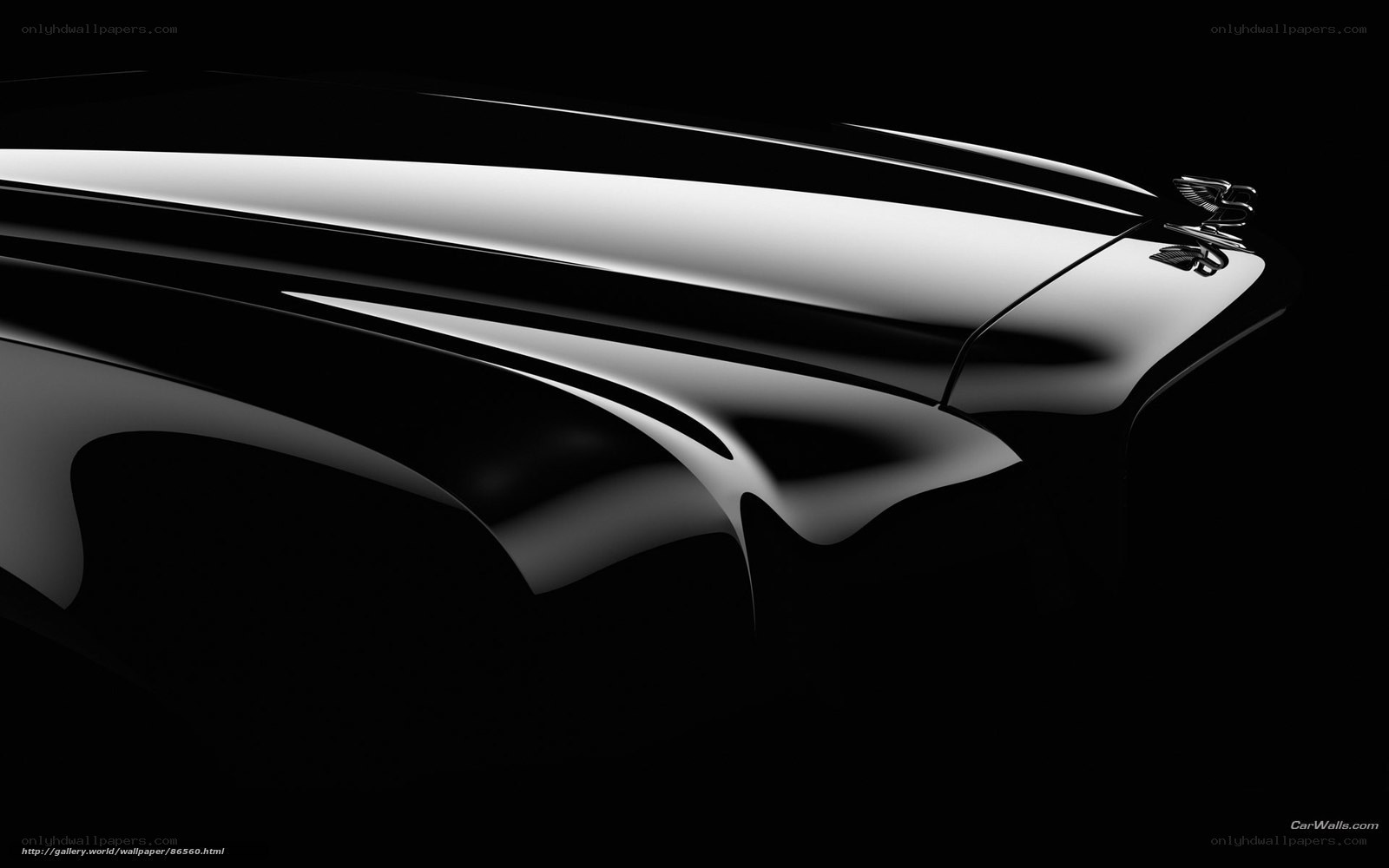 Bentley car hood design