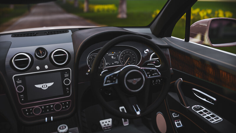 Bentley Car Interior — Black, Luxurious, Spring