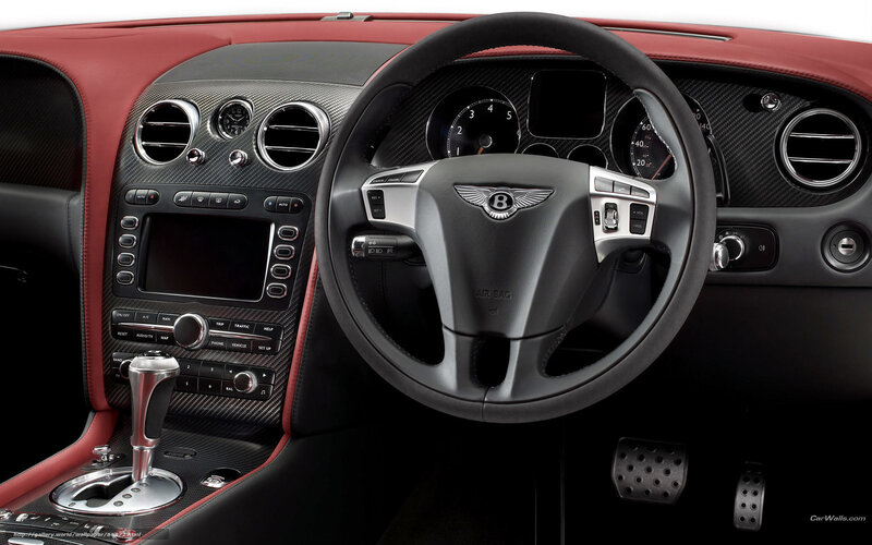 Bentley Car Interior — Black, Luxurious