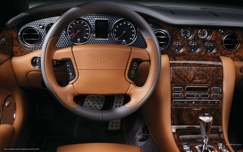 Bentley Car Interior — Brown