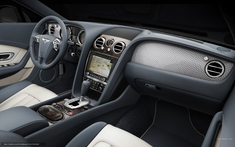 Bentley Car Interior — Gray, Luxurious