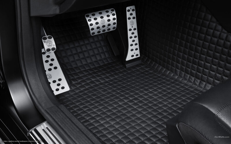 Bentley car interior pedals