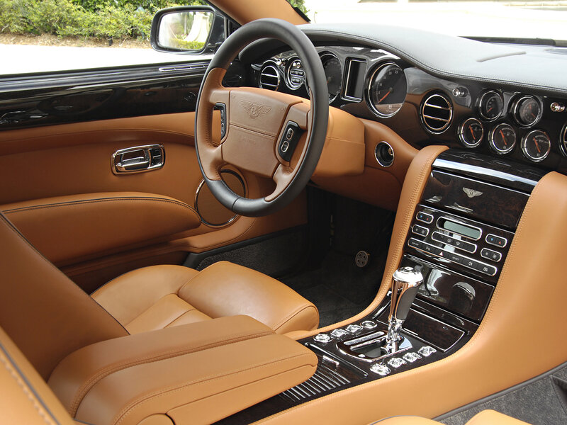 Bentley Car Interior — Tan, Luxurious, Photograph