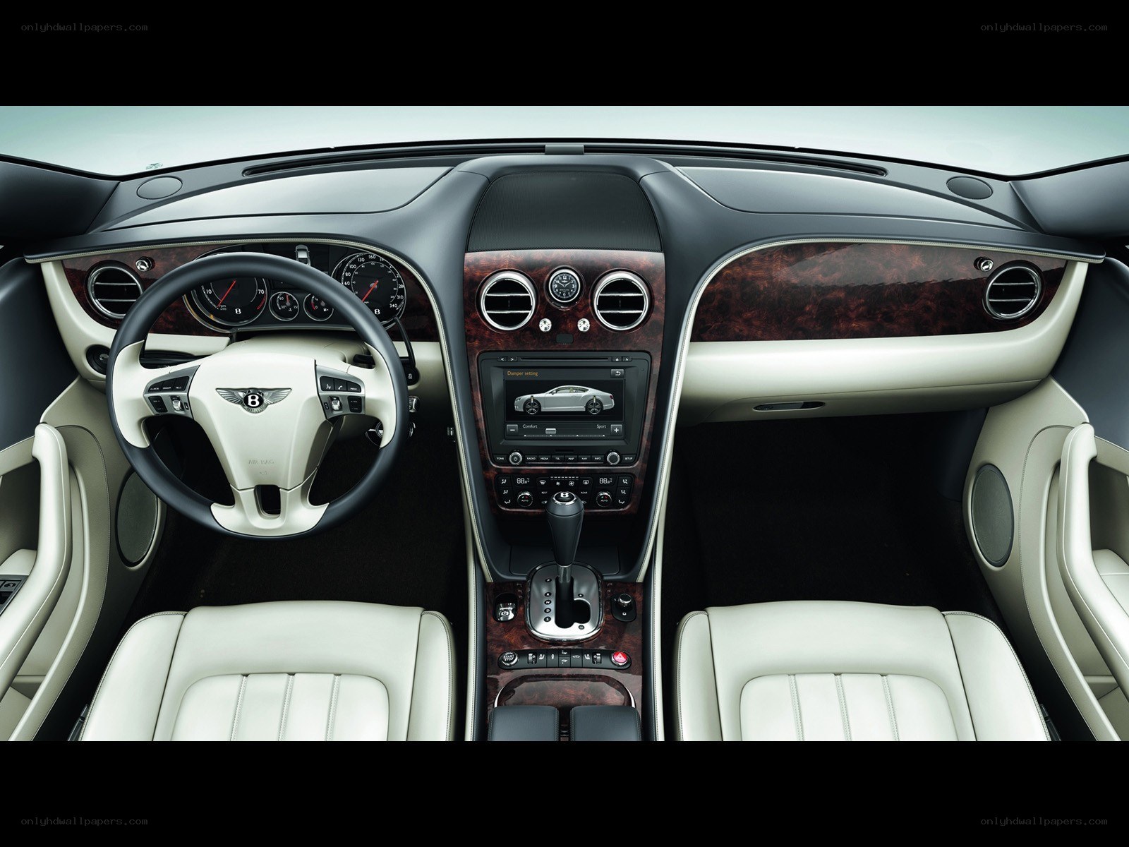Bentley car interior