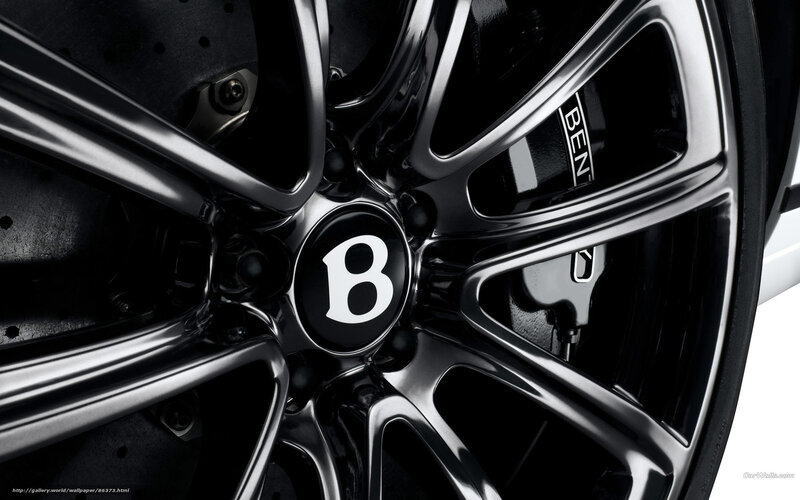 Bentley Car Wheel — Black