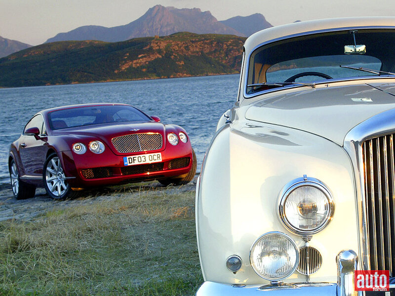 Bentley cars by the water